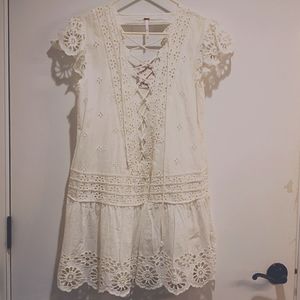 Free People Eyelet Dress sm